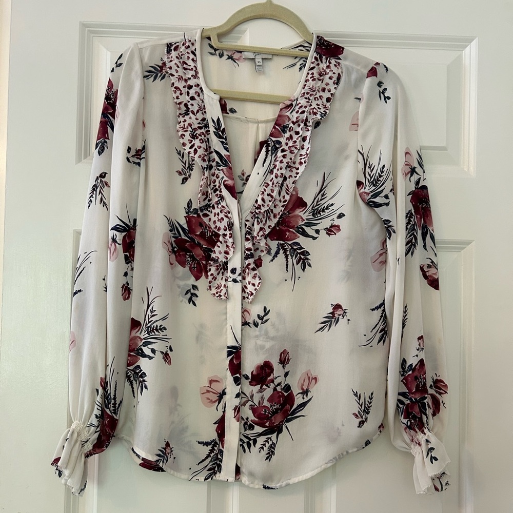 Joie Silk Floral Top